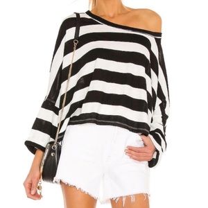 Free People East West Stripe tee